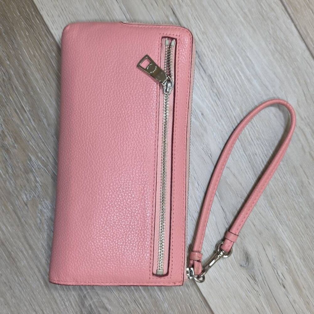 Coach Blush Pink Edie Shoulder Bag + Matching Wallet - Picture 14 of 16